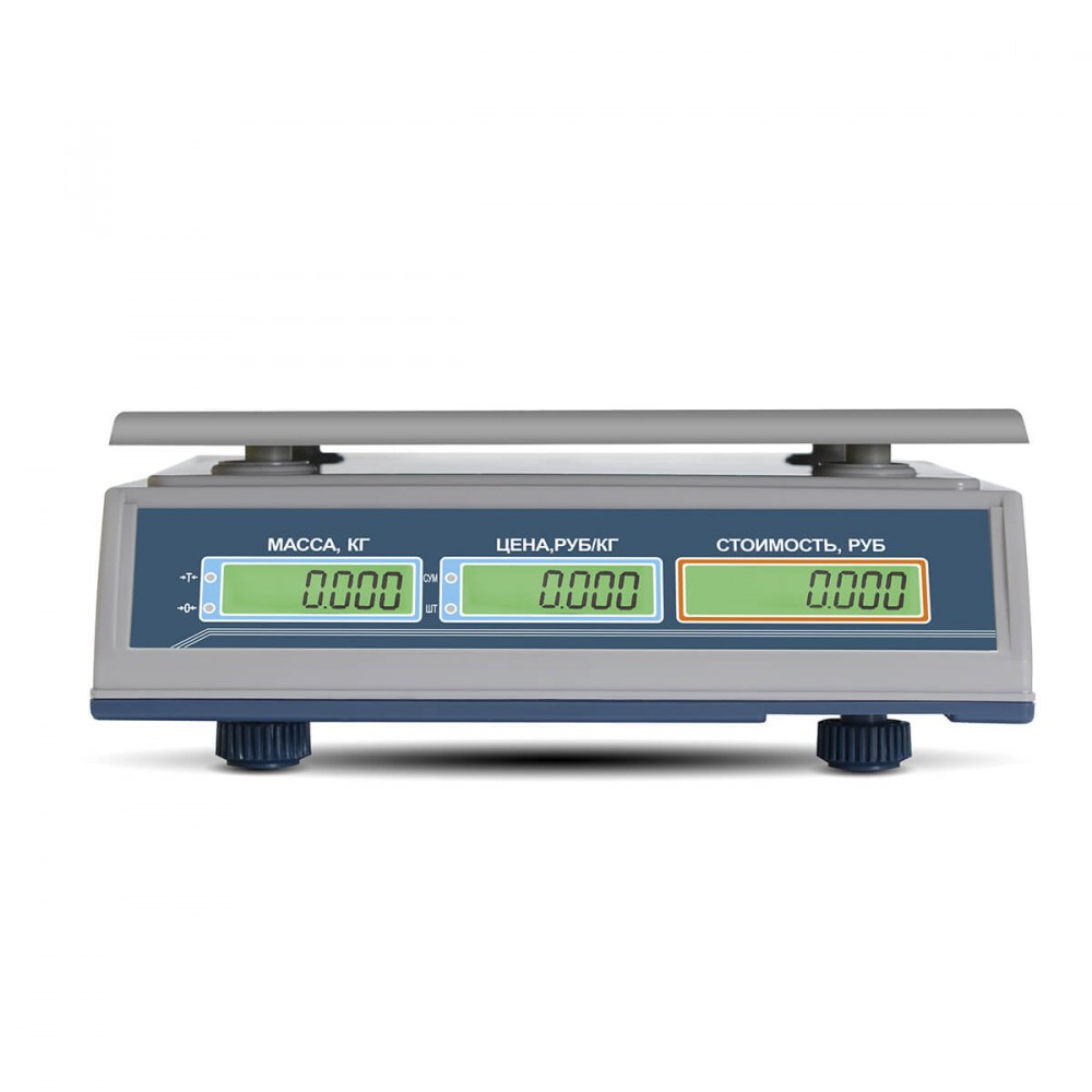 Торговые настольные весы M-ER 322 AC-15.2 "Ibby" LCD