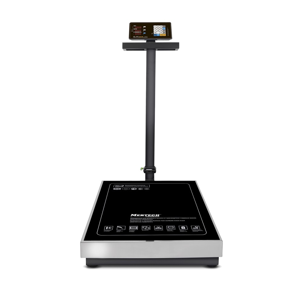 Торговые напольные весы M-ER 333 ACLP-600.200 "TRADER" с расч. стоимости LED